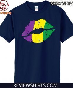 Lips Kiss Mardi Gras New Orleans Gift T-Shirt