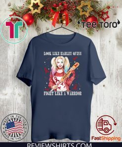 Look Like Harley Quinn Fight Like A Warrior Bone Cancer Awareness Unisex T-Shirt