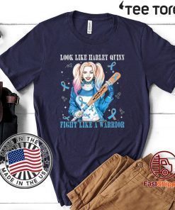 Look Like Harley Quinn Fight Like A Warrior Diabetes Awareness Official T-Shirt