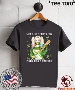 Look Like Harley Quinn Fight Like A Warrior Lymphoma Awareness 2020 T-Shirt