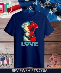 Love Pitbull sunset Official T-Shirt