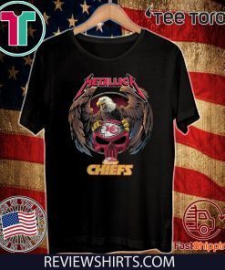 METALLICA KANSAS CITY CHIEFS FOR T-SHIRT