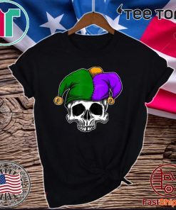 Mardi Gras Carnival Mask Sugar Skull Jester Clown Costume 2020 T-Shirt