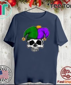 Mardi Gras Carnival Mask Sugar Skull Jester Clown Costume 2020 T-Shirt