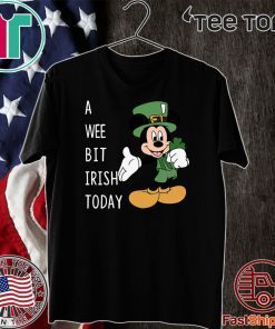 Mickey’s Mouse A Wee Bit Irish Today Official T-Shirt