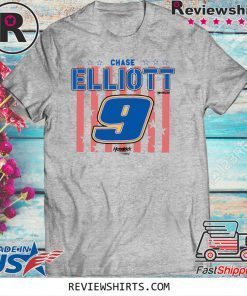 NASCAR – Chase Elliott – US Flag Official T-Shirt