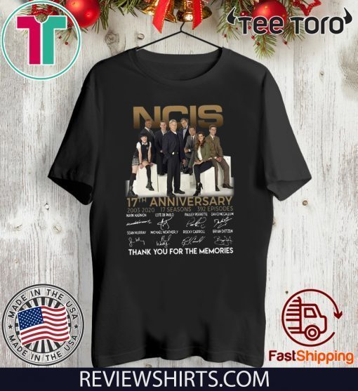 NCIS 17th anniversary 2003 – 2020 thank you for the memories Original T-Shirt