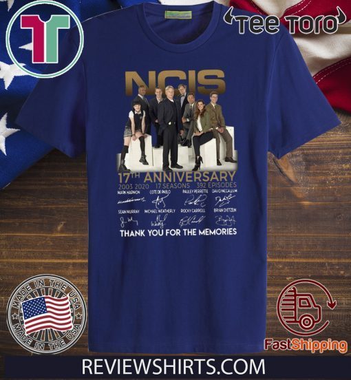 NCIS 17th anniversary 2003 – 2020 thank you for the memories Original T-Shirt