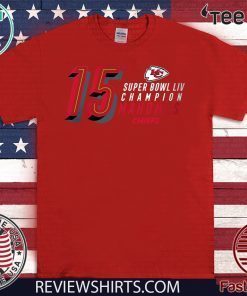 NFL Pro Line by Fanatics Branded Patrick Mahomes Black Kansas City Chiefs Super Bowl LIV Champions 2020 T-Shirt