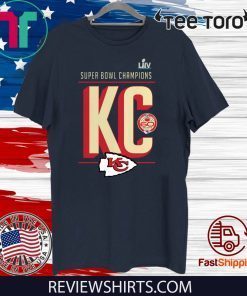 NFL Super Bowl LIV Kansas City Chiefs Champions 2020 Official T-Shirt