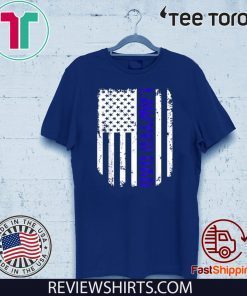 Original Vintage American Flag Proud Lawyer Dad T-Shirt