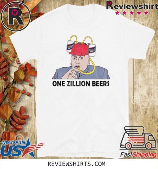 ONE ZILLION BEERS OFFICIAL T-SHIRT