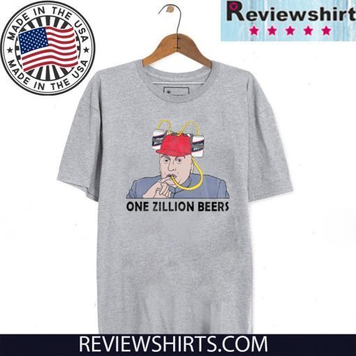 ONE ZILLION BEERS OFFICIAL T-SHIRT