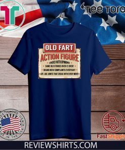 Limited Edition Old Fart Action Figure For Old Man Club T-Shirt