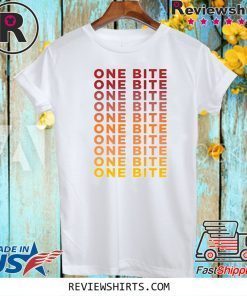 One Bite Gradient Cropped Hot T-Shirt