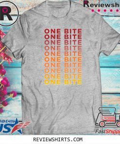 One Bite Gradient Cropped Hot T-Shirt