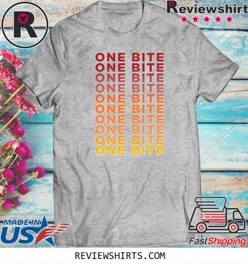 One Bite Gradient Cropped Hot T-Shirt