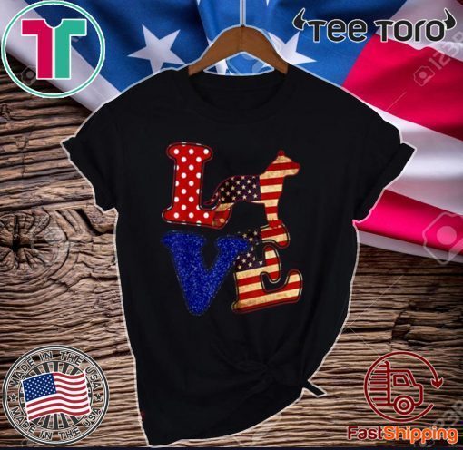 Pitbull 4Th Of July US Flag Hot T-Shirt