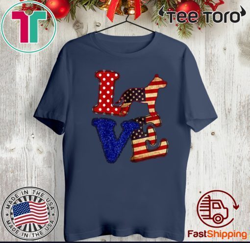 Pitbull 4Th Of July US Flag Hot T-Shirt