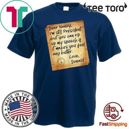 Political Humor Letter To Pelosi - President Trump Acquitted 2020 T-Shirt