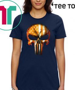 Punisher Tennessee Volunteers American Flag Official T-Shirt