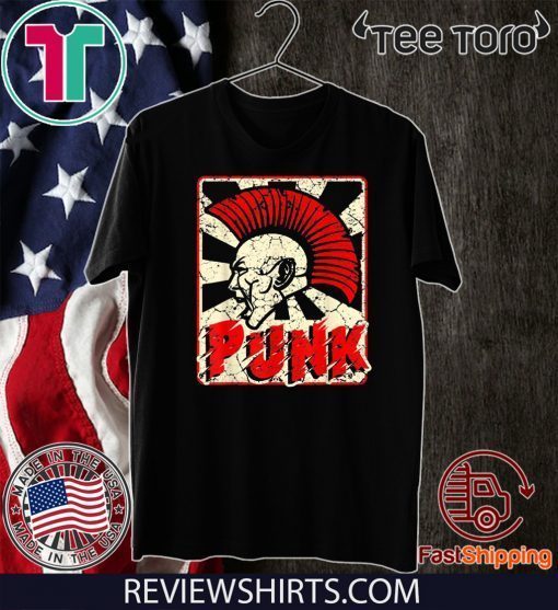 Punk rock skull skeleton rocker fans Classic T-Shirt