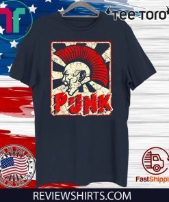 Punk rock skull skeleton rocker fans Classic T-Shirt