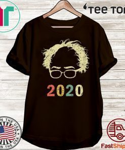 Retro Bernie 2020 Shirt Glasses Hair Vintage Bernie Sanders 2020 T-Shirt