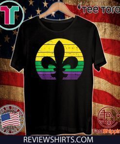 Retro Jester Hat Silhouette Mardi Gras Carnival Official T-Shirt