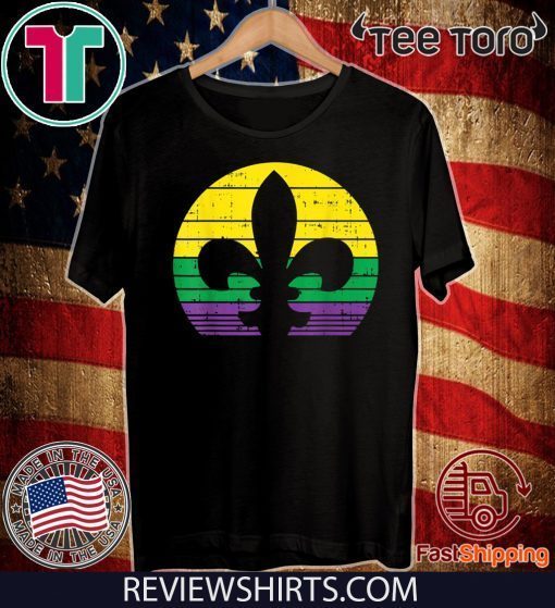 Retro Jester Hat Silhouette Mardi Gras Carnival Official T-Shirt