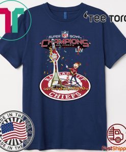 Rick And Morty Kansas City Chiefs Super Bowl Champions Shirt T-Shirt