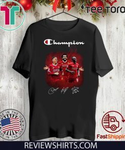 Roberto Firmino Mohamed Salah Sadio Mane Champions 2020 T-Shirt