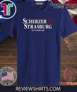 Official Scherzer Strasburg 2020 T-Shirt