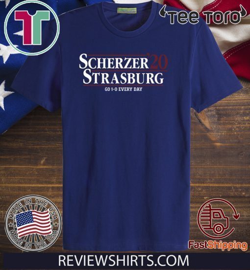 Official Scherzer Strasburg 2020 T-Shirt