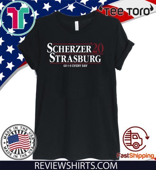 Official Scherzer Strasburg 2020 T-Shirt