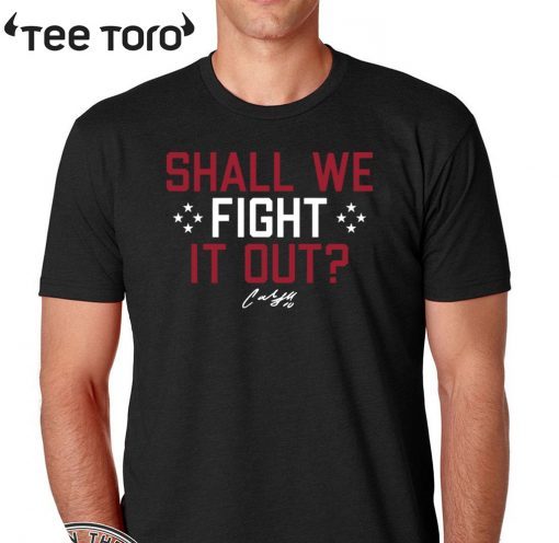 Shall We Fight it Out USWNTPA Official T-Shirt