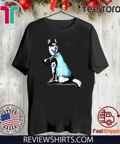 Original Siberian Husky Tattoos I Love MOM Sitting Gift Mother's Day T-Shirt