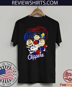 Snoopy Peanuts movie Los Angeles Clippers Team 2020 T-Shirt
