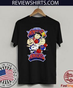 Snoopy Peanuts movie New York Knicks team 2020 T-Shirt