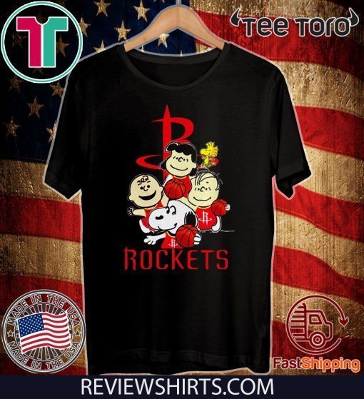 Snoopy Peanuts movie Rockets team Official T-Shirt