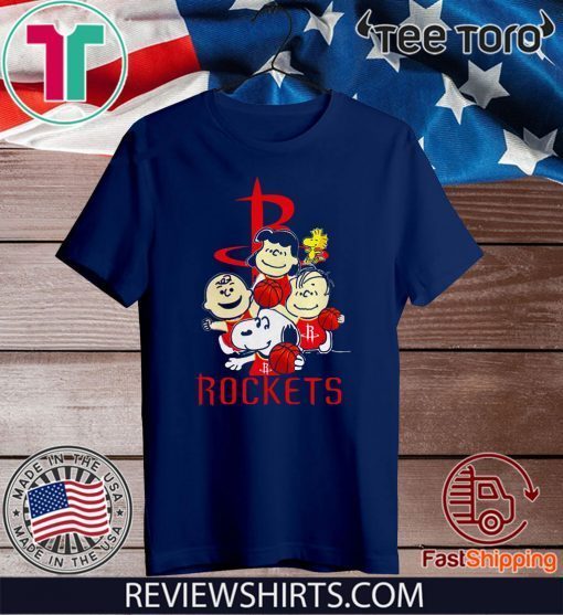 Snoopy Peanuts movie Rockets team Official T-Shirt