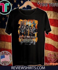 The Final Tour Ever Kiss End Of The Road 47 th Anniversary Official T-Shirt