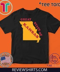 The Great State of Kansas Funny Missouri For T-Shirt