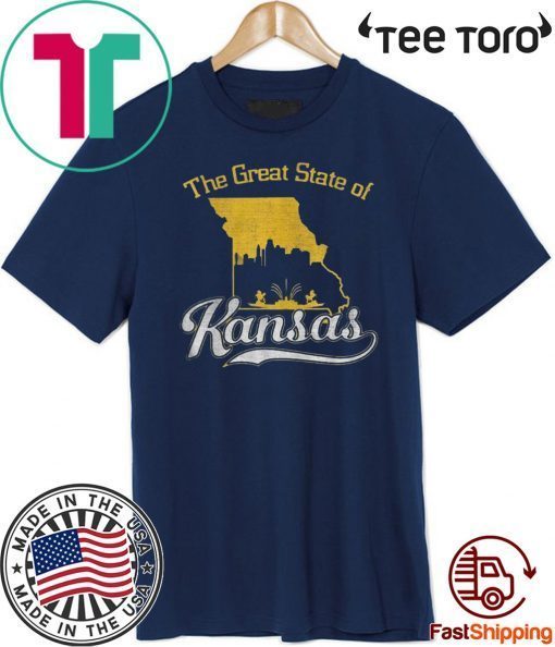 The Great State of Kansas Funny Trump Missouri Vintage Official T-Shirt
