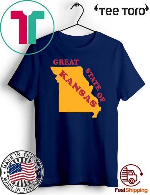 The Great State of Kansas Missouri Funny Marker Correction Shirt