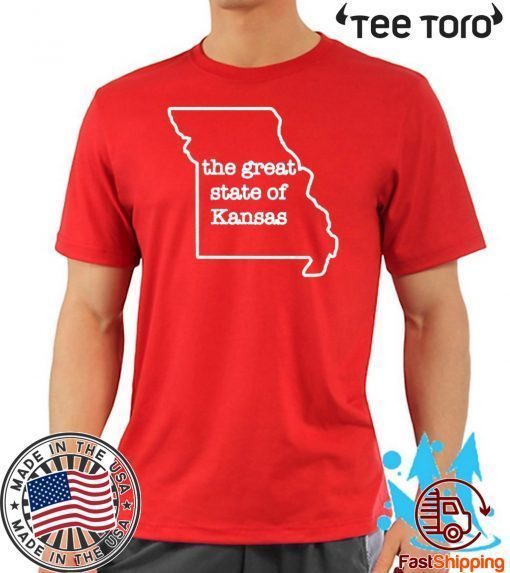 The Great State of Kansas Missouri T-Shirt