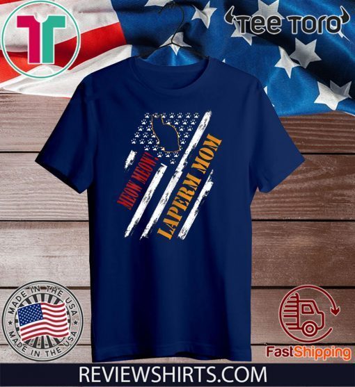 Vintage American Flag Meow Meow! LaPerm Mom lovers Funny T-Shirt