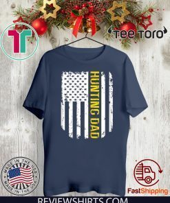 Vintage American Flag Proud Hunting Dad Limited Edition T-Shirt