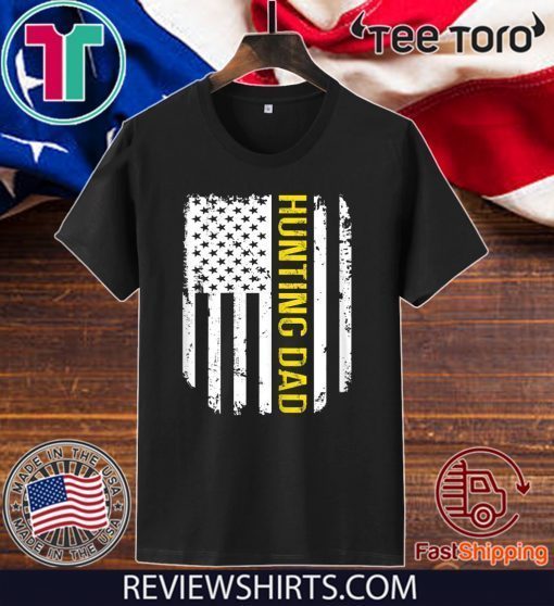 Vintage American Flag Proud Hunting Dad Limited Edition T-Shirt