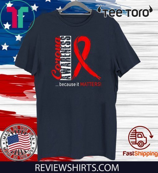 Virus Corona Awareness Because It Matters Official T-Shirt